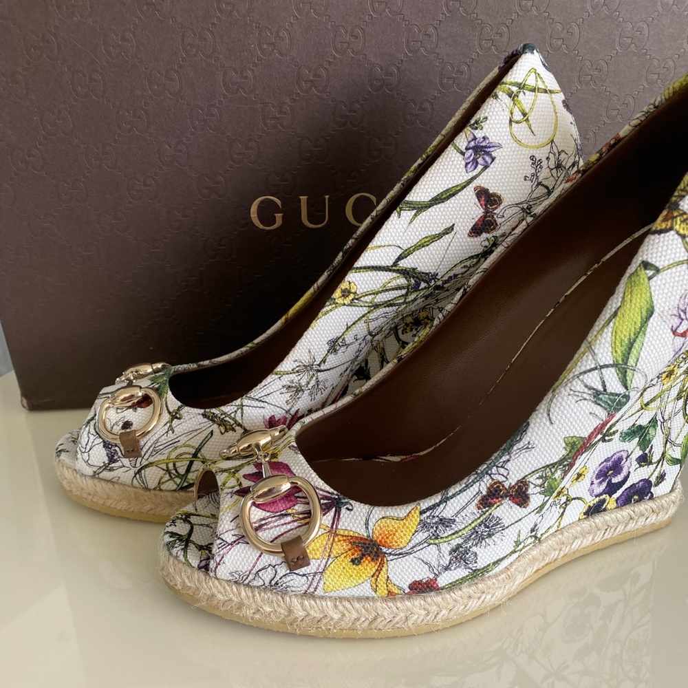 Gucci Platform Wedges Size EU40